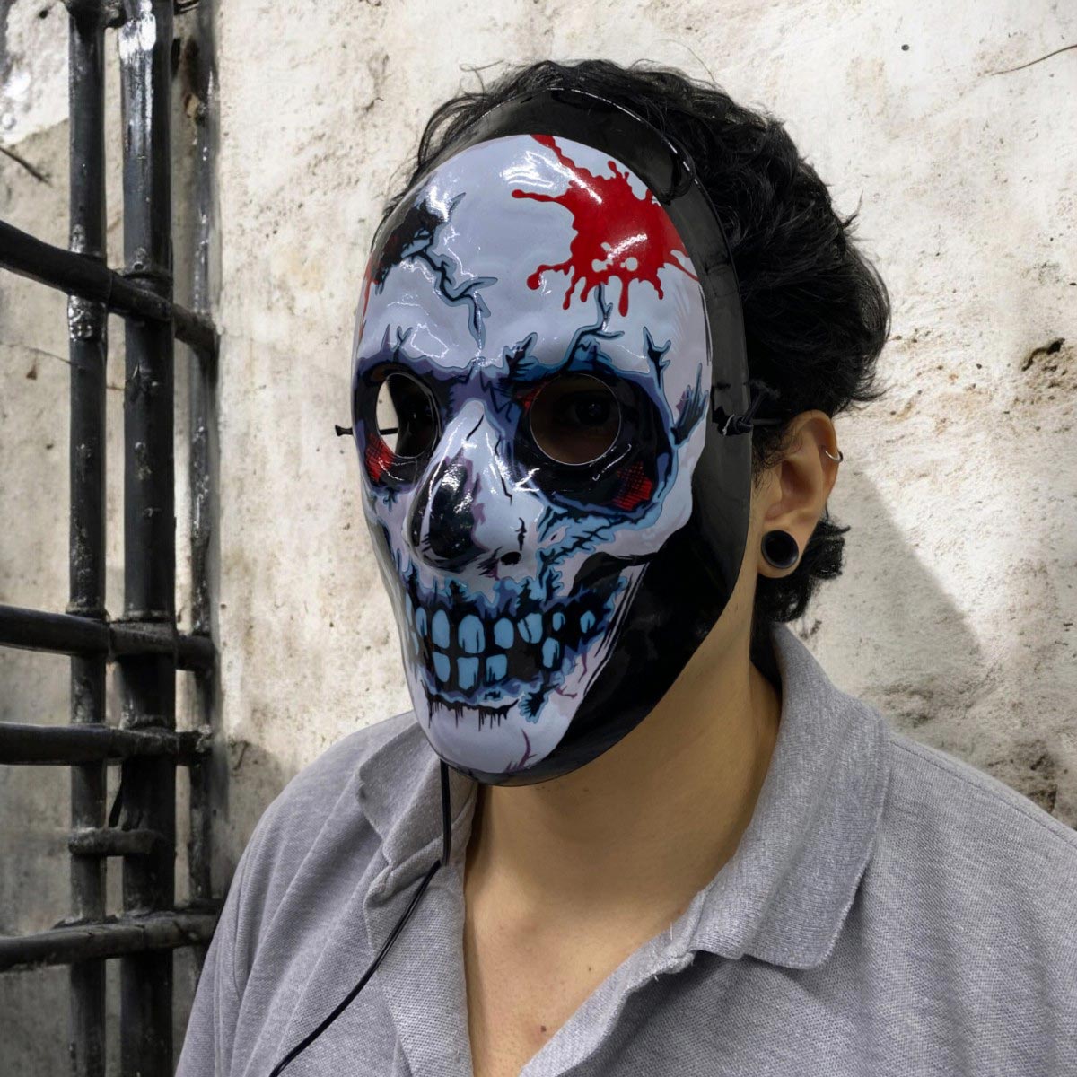 Miniatura 6 de Mascara Luminosa De Calavera Hallooween